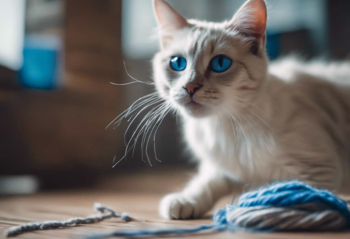 Verspielter Katzenblick