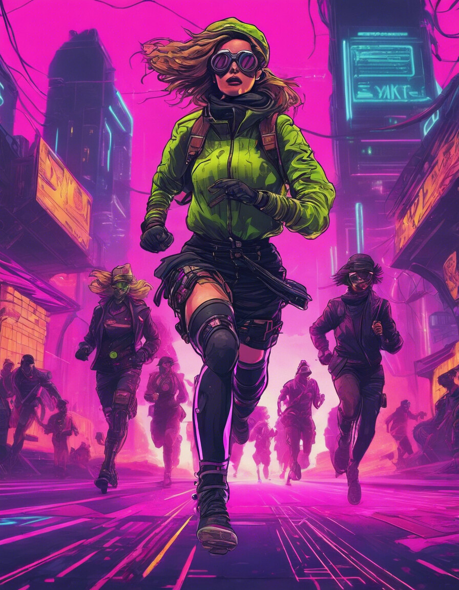 Cyberpunk-Laufdynamik