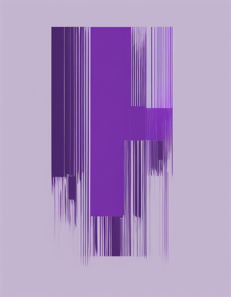 Violette Geometrische Struktur