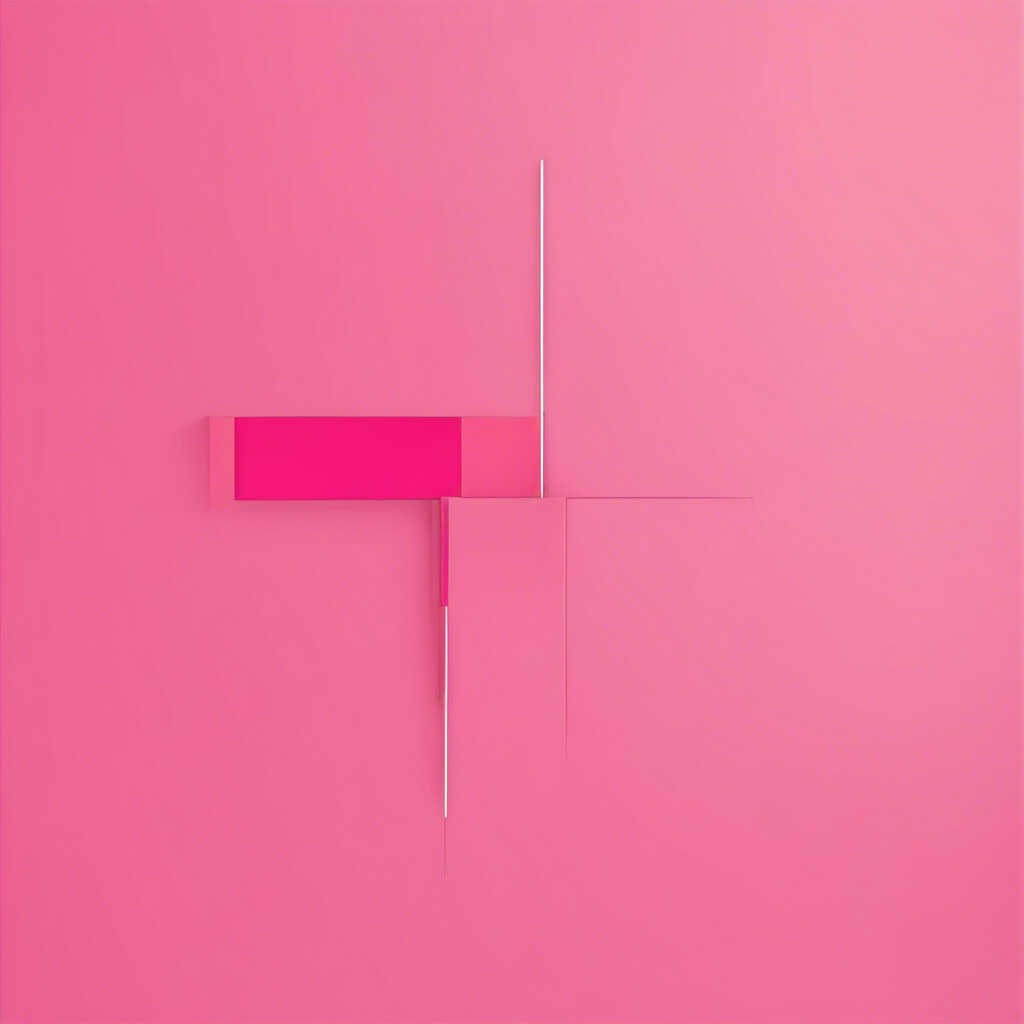 Geometrische Pink Eleganz