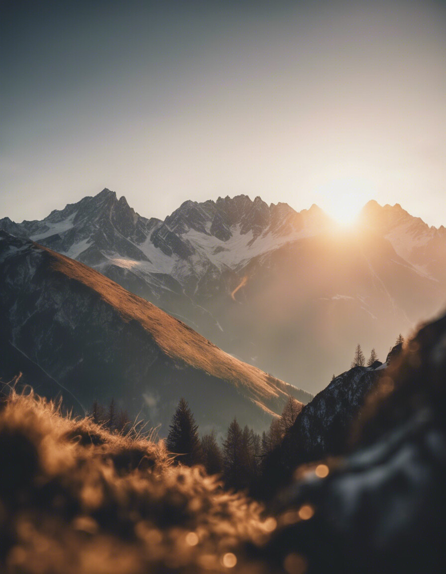 Alpen Sonnenaufgang