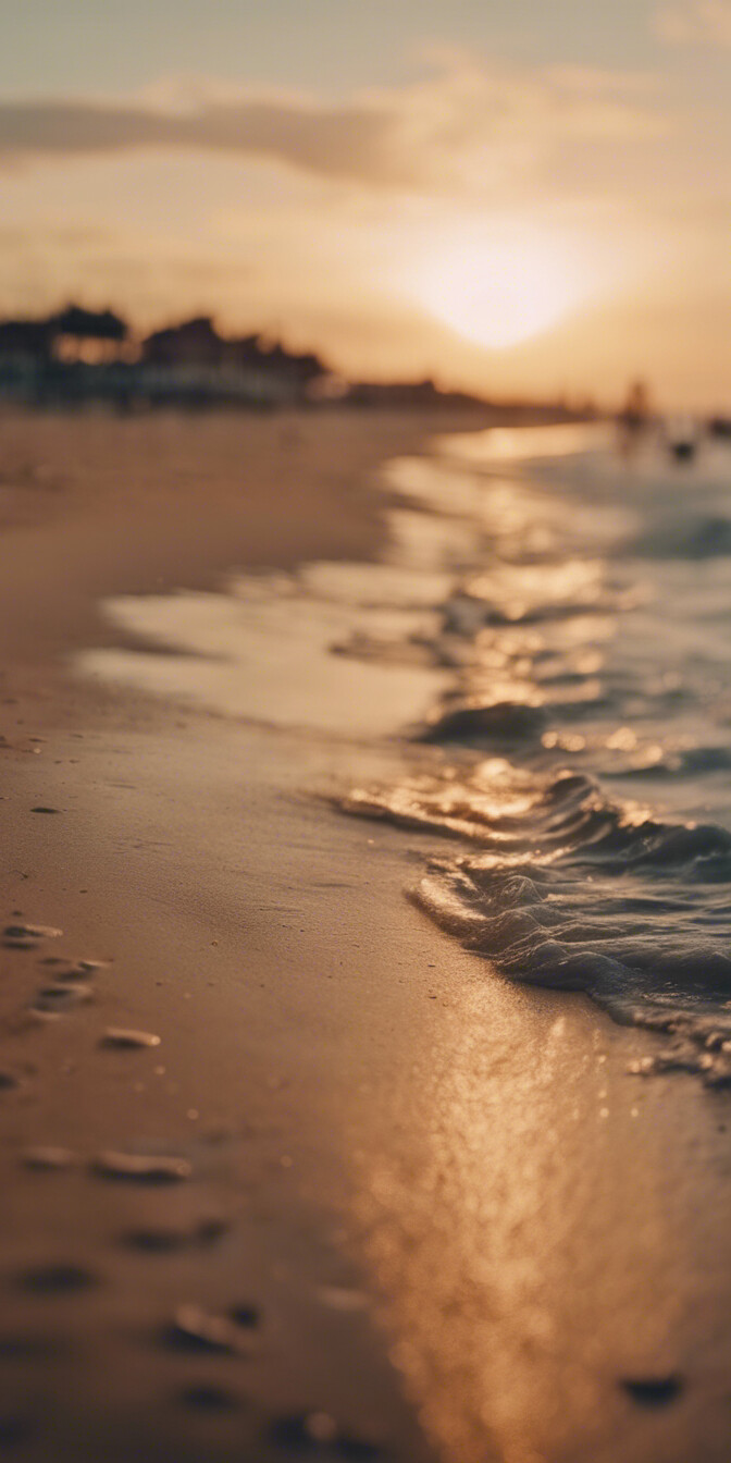 Sonnenuntergang Strandflüstern